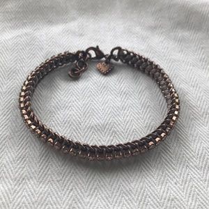 Stella & Dot Rose Gold Rhinestone Bracelet